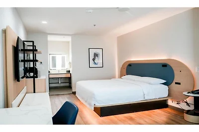 Luxe eenpersoonskamer met kingsize bed