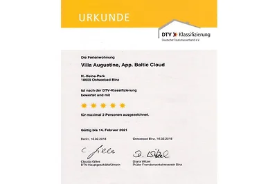 Baltic Cloud in der Villa Augustine