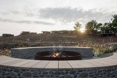 Prachtige lodge met sauna in een natuurresort