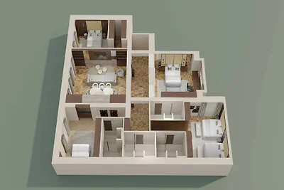 Luxus-Apartment mit Klimaanlage – 10 Personen...