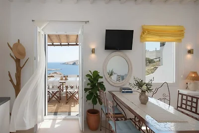 Huis aan het strand op Mykonos