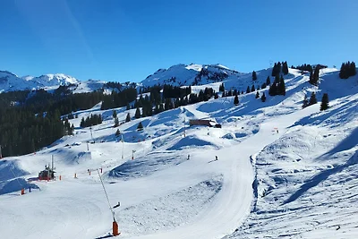 Rustig bergappartement in Morillon