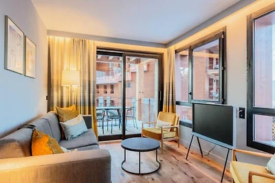 Apartment in Les Arcs mit Spa und Blick auf d...