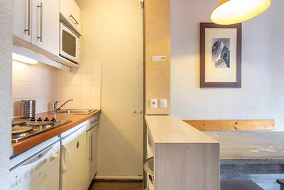 Alpine appartement met 1 slaapkamer in Tignes
