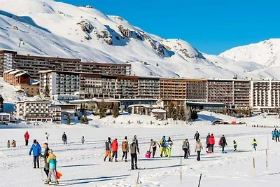 Wohnung in Tignes mit Gletscherblick