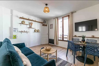 Charmant appartement met 1 slaapkamer en 4 zi...