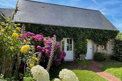 Ferienhaus in Houtteville mit Garten