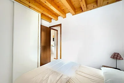 Apartment in Les Carroz mit Bergblick