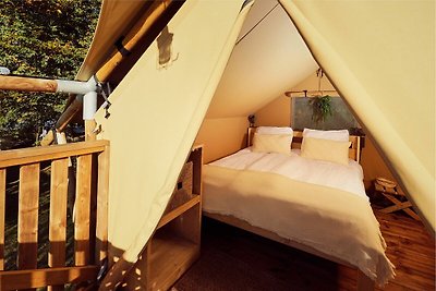 Luxus-Glamping mit Badezimmer im Horsterwold