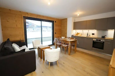 Apartment in Les Houches mit Blick auf den Mo...