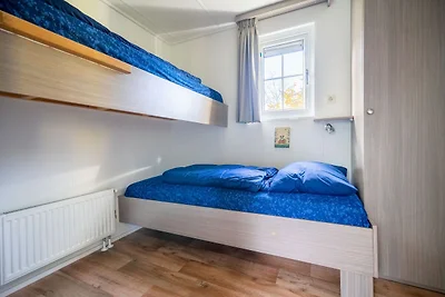 Knusse mobilhome bij Park De Veluwe