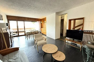 Apartment in Valberg mit Bergblick