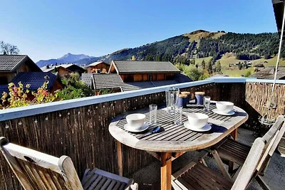 Chalet in Chavannes mit Bergblick