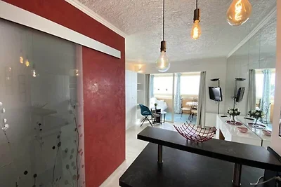 Mooie studio met uitzicht op zee