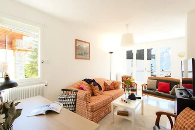 Wohnung in den Alpen mit Bergblick