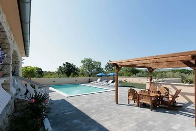 Laetitia with pool