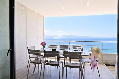 Apartment auf Korsika mit Pool und Meerblick
