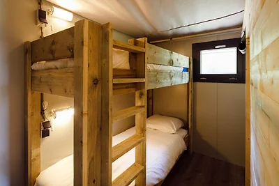 Schöne Glamping Lodge mit Sanitäranlagen, in ...