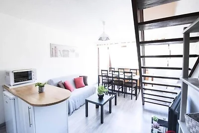 Duplex in Saint Lary mit Pyrenäenblick