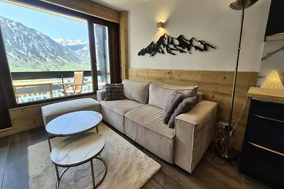 Apartment in Tignes mit Seeblick und Ski