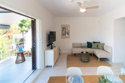 Haus in Roses mit Meer- und Bergblick