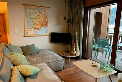 Ruim apartement met balkon in Franse Alpen