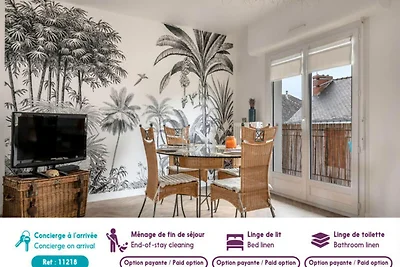 Wohnung in Le Pouliguen am Nau Strand