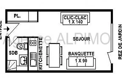 Appartement bij pistes in La Clusaz