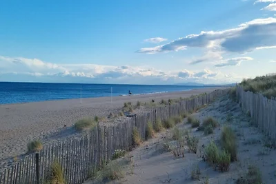 Duplex, 5 Minuten zu Fuß zum Strand