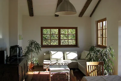 Haus mit großer Terrasse und Pool