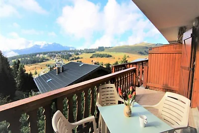 Appartement in Les Saisies met uitzicht op de...