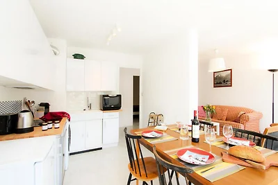 Wohnung in den Alpen mit Bergblick