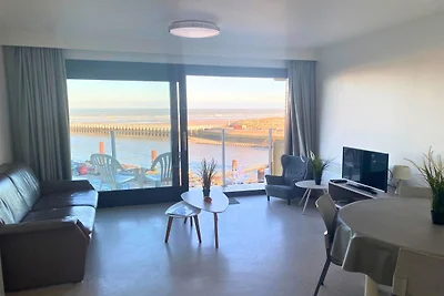 Studio in Nieuwpoort mit Meerblick-Terrasse