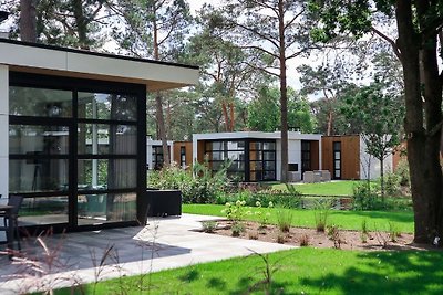 Chalet moderno con un bel camino, sul Veluwe