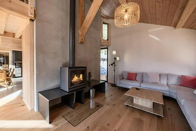 Chalet a Les Tines con vista sul Monte Bianco