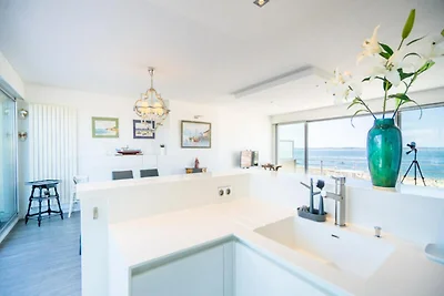 Geneviève auf dem Dach