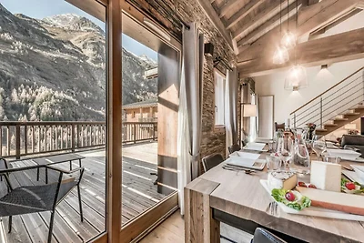 Apartment in Tignes mit Whirlpool und...