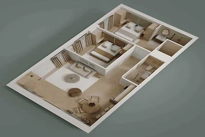 Geräumige Wohnung - Klimaanlage -2BR-6P- Le...