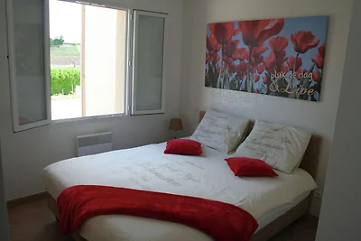 Moderna villa con piscina a Segonzac