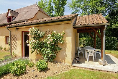 Charmante gîte met zwembad in Vézac