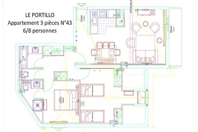 3 Zimmer für 8 Personen