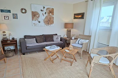 Ferienhaus in Plouneour-Trez mit Meerblick