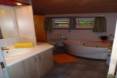 Vakantiehuis met sauna op vakantiepark Mirow
