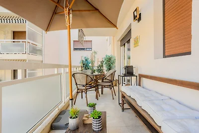 Helle, klimatisierte Wohnung mit Meerblick –...