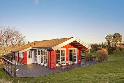 Chalet di tronchi panoramico a Sandvig-By...