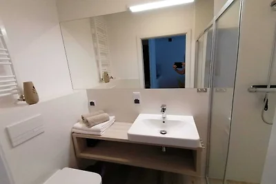 Wohnung nahe Ostsee mit Balkonblick