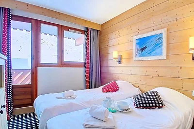 Wohnung in Les Menuires mit Bergblick