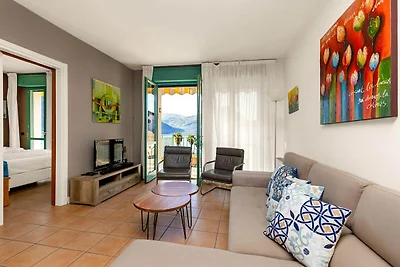 Appartement mit Seeblick auf den Luganersee