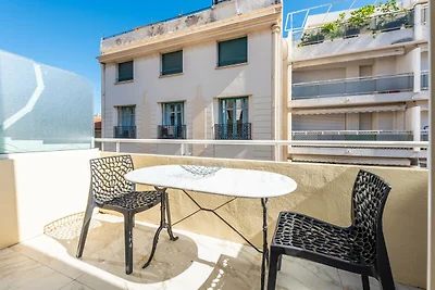 Großes Studio - 50 m Strand von Cannes - Terr...