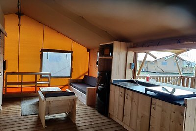 Glamping tent met airco en zicht op het...